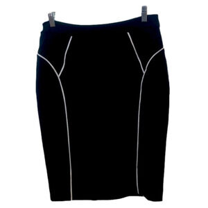 𝅺DE Collection black & white pencil skirt, medium